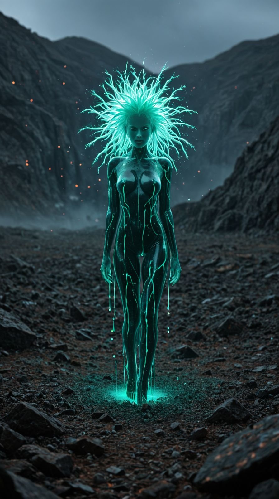 Spectral Creature in Cosmic Decay