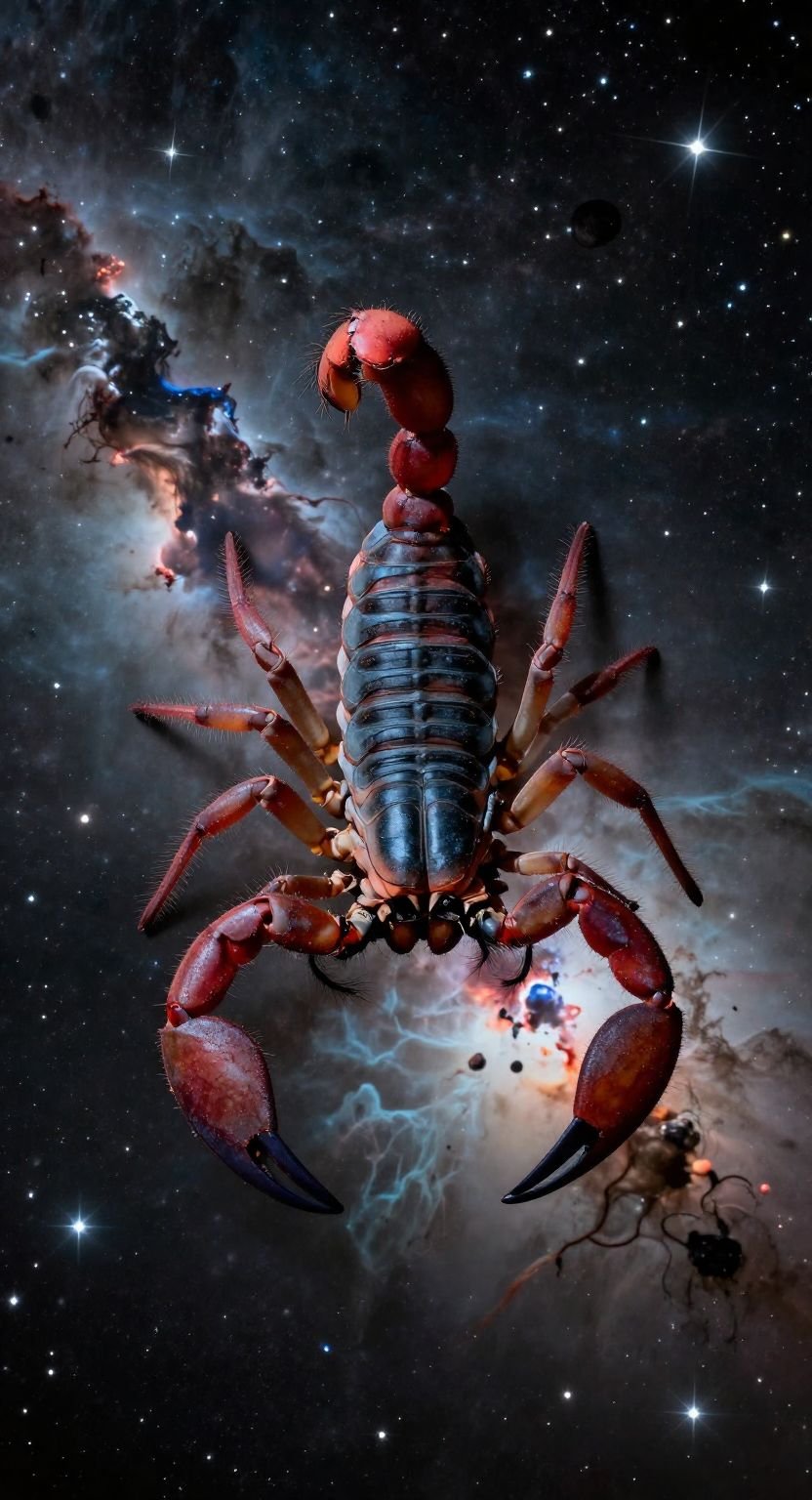 The Scorpius Exoskeleton Discovery In The Nebular Void