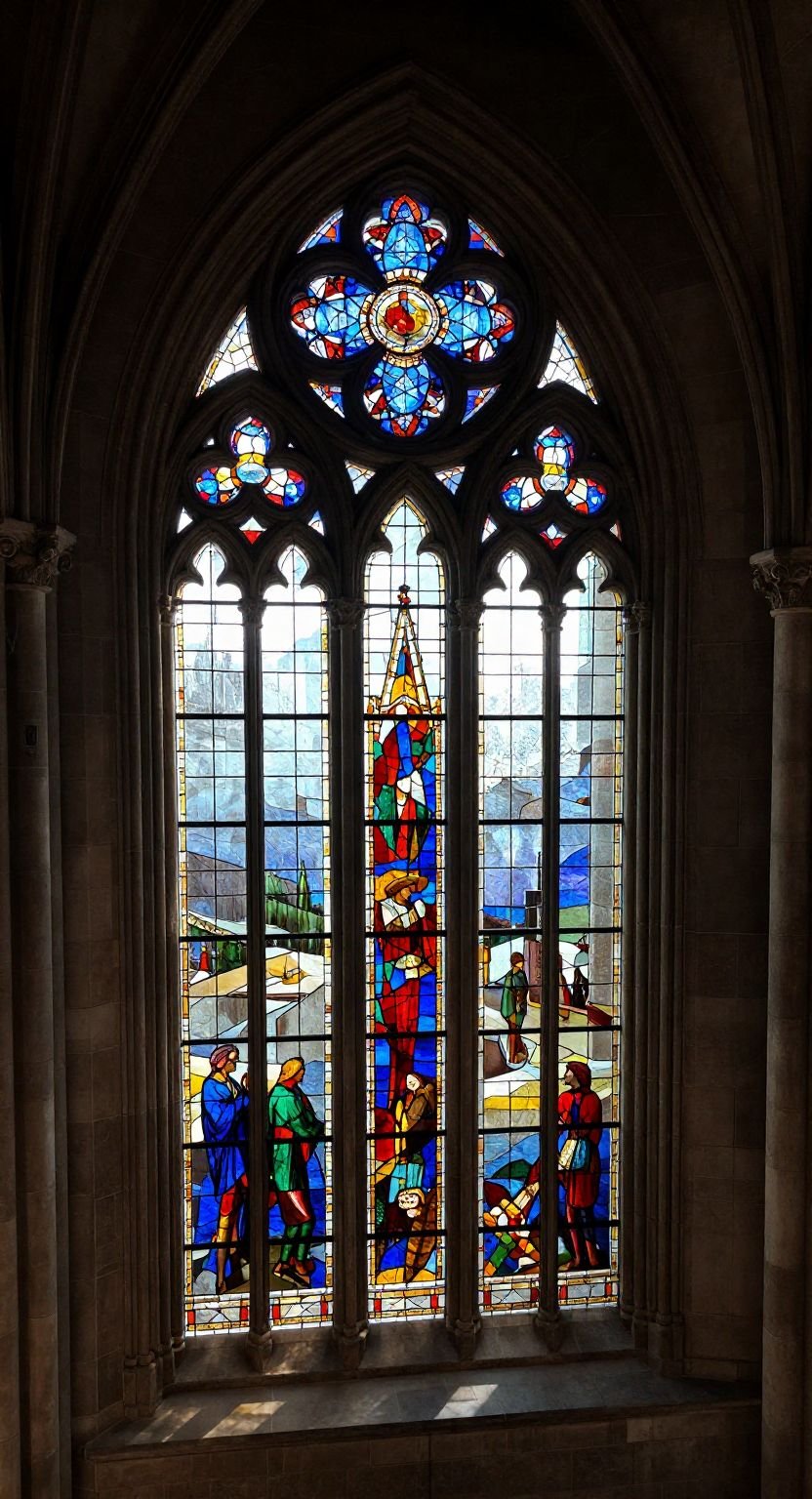 The Gothic Cathedral Stained Glass Window Expedition