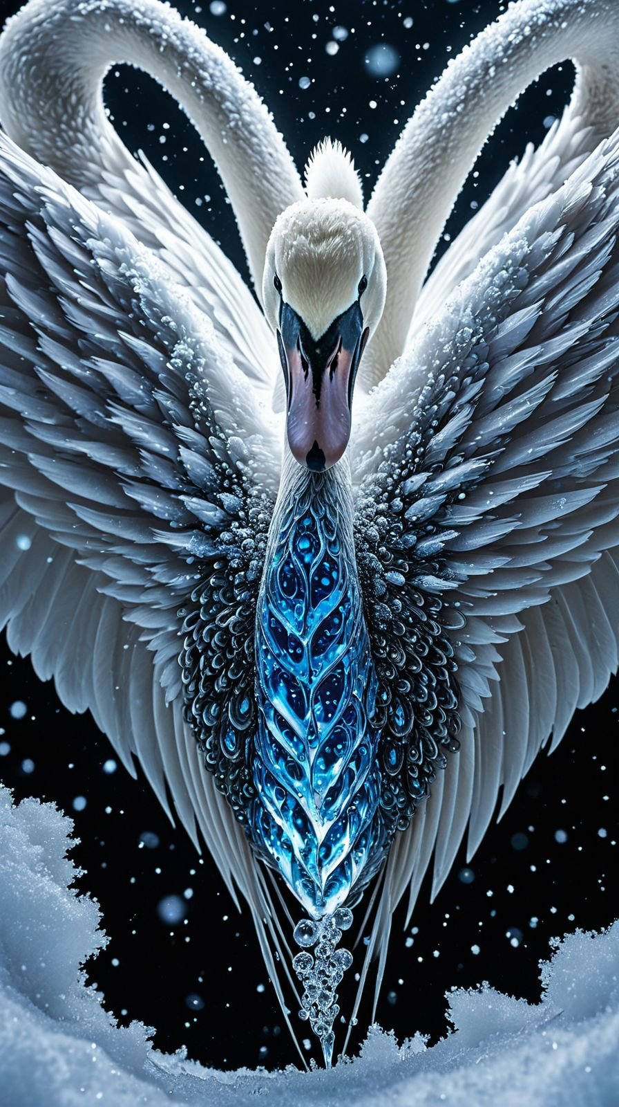 Surreal Swan Anatomy
