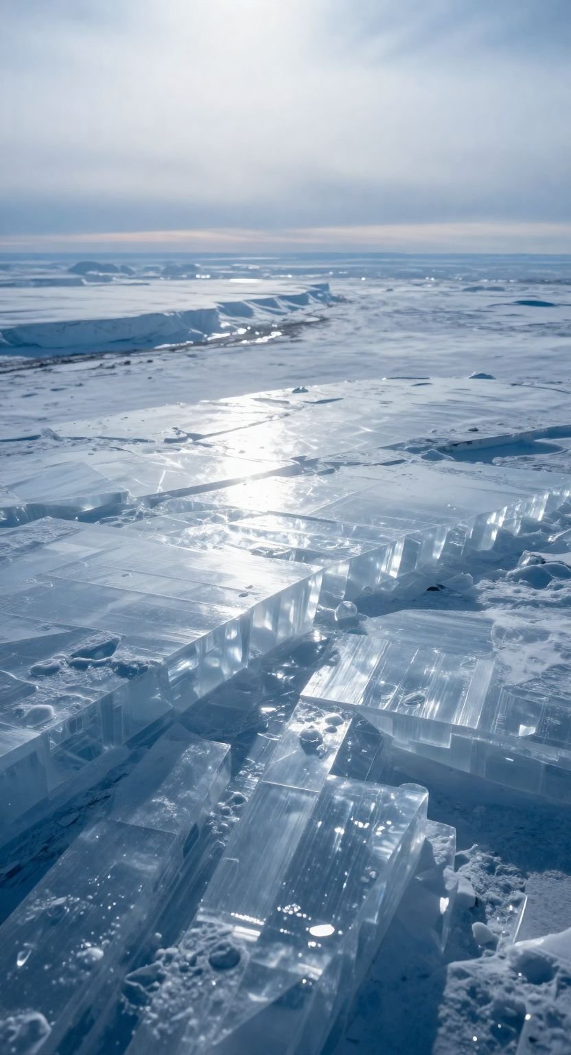 The Arctic Wasteland Translucent Crystalline Framework Discovery
