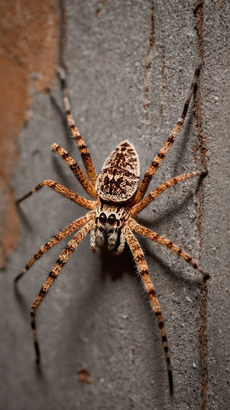 Huntsman Spider Dusty Warehouse Ceiling