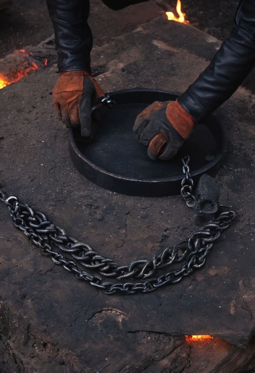 The Chainmail Hauberk Architecture In The Cold Forge Workshop