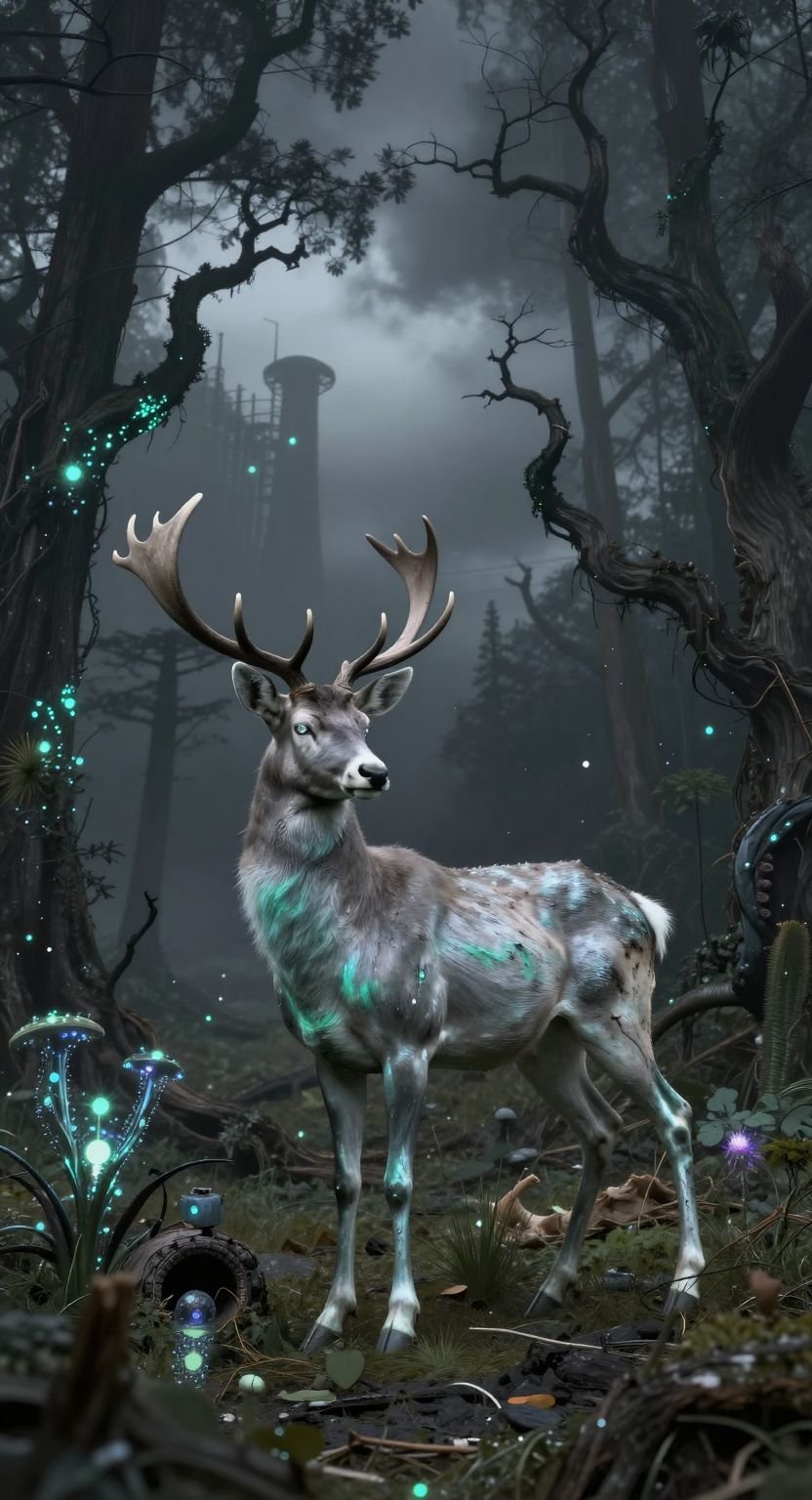 Post Apocalyptic Forest Stag