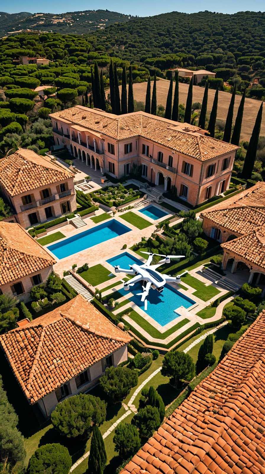 Giant NanoDrone in Villa
