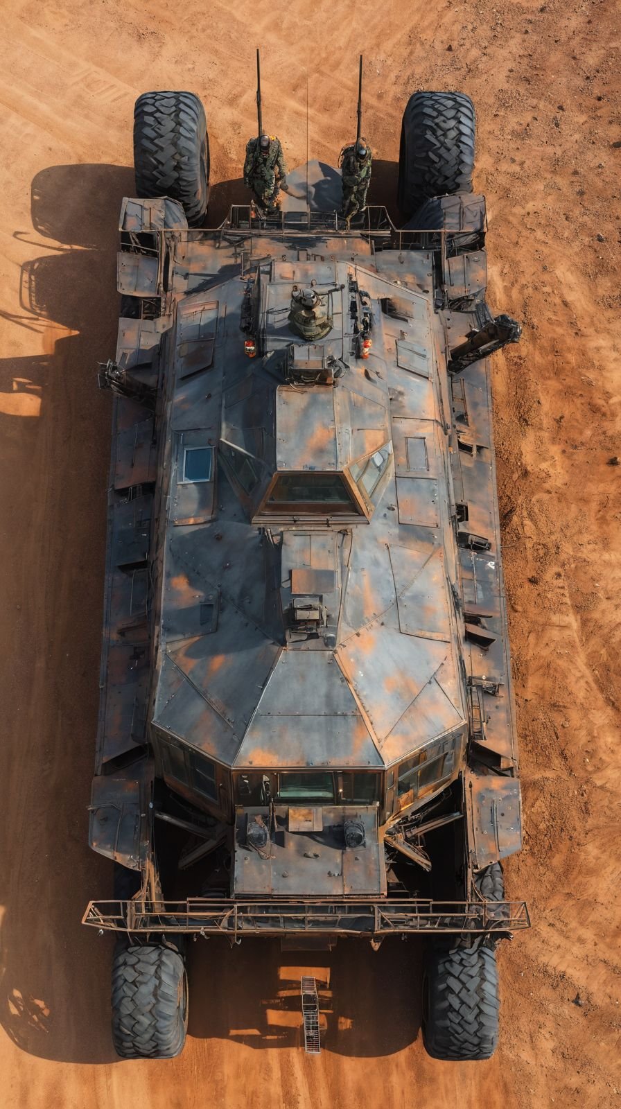 Armored Personnel Carrier Metal Environment