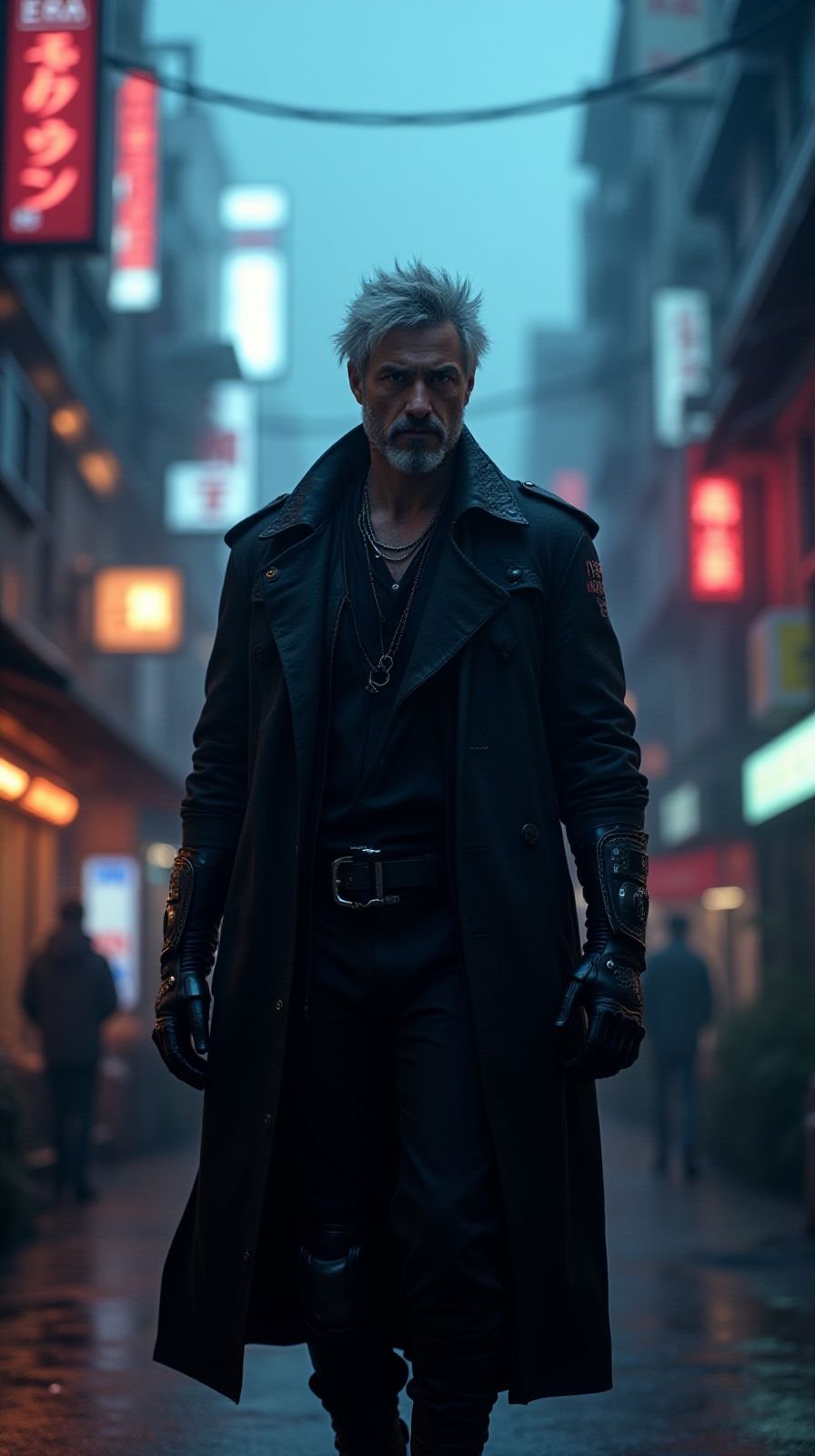 Urban Wanderer Cyberpunk Stroll