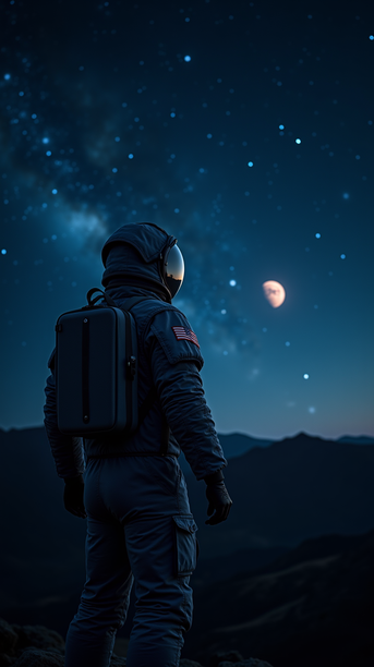 Cosmic Space Travel Photography