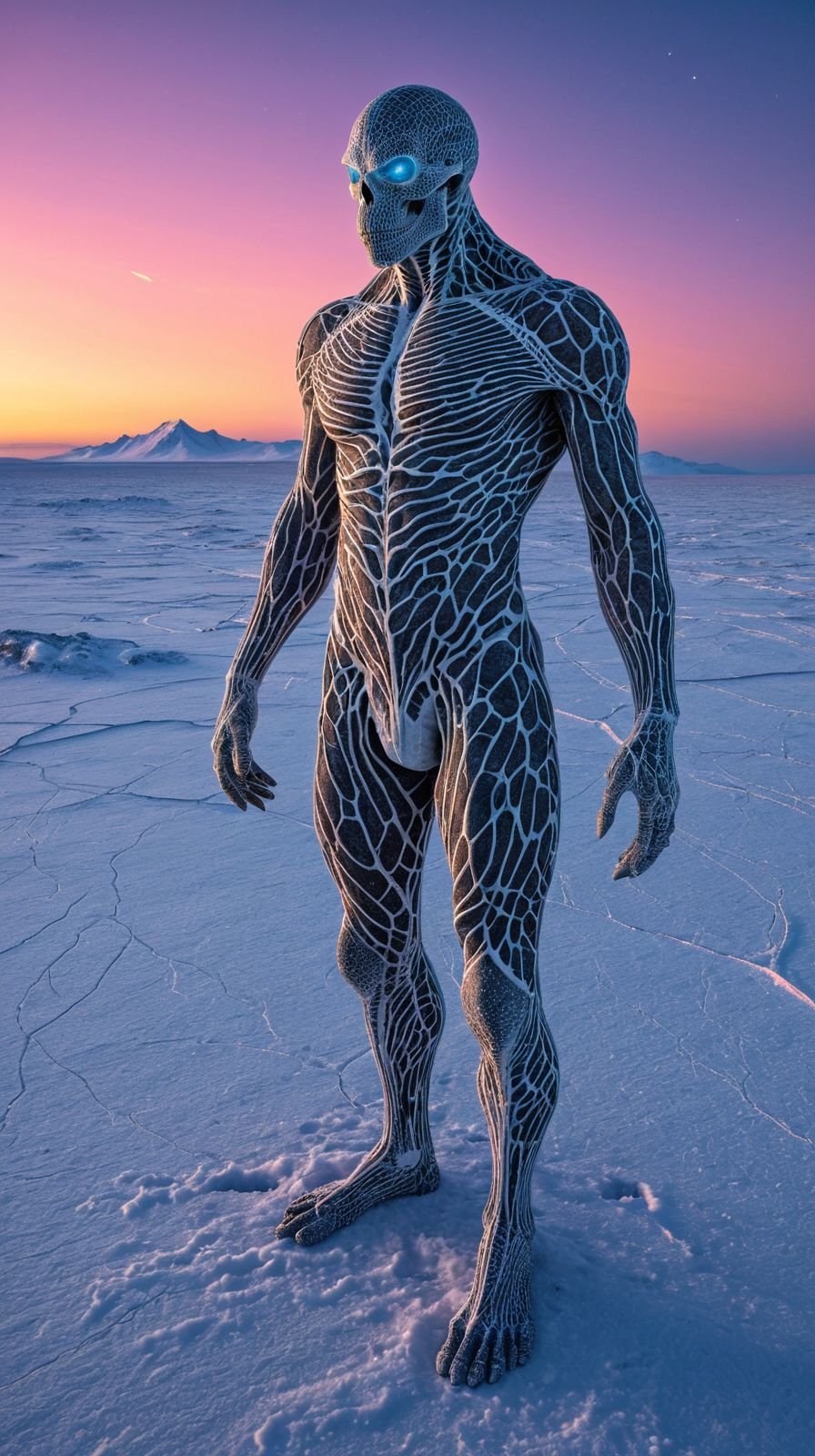 Gigantic Anatomy in Freezing Wasteland