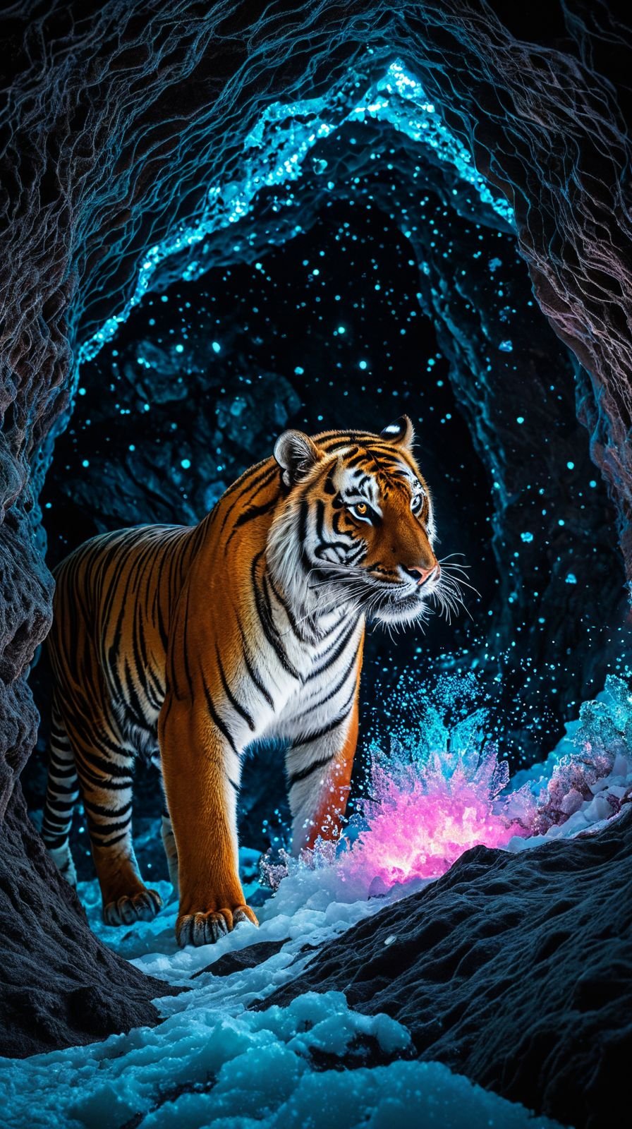 Quantum Tiger in a Glass Cave