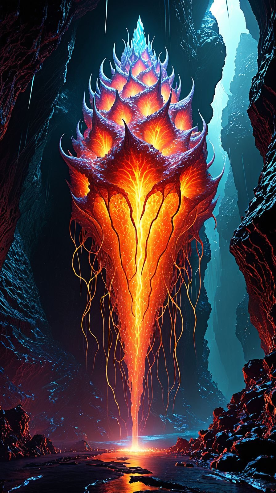Mechanical Organism's Folded Cavern