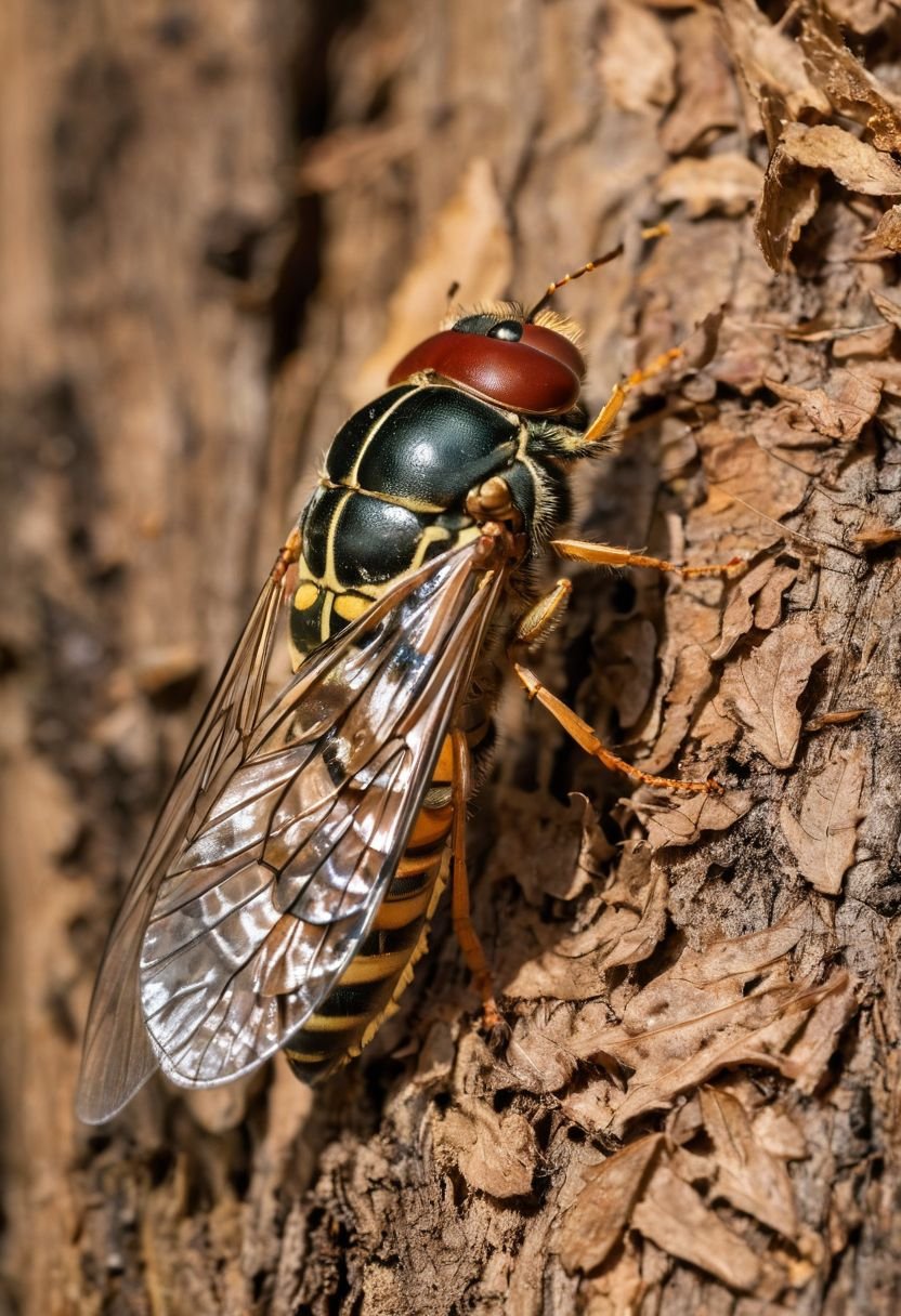 The Translucent Cicada Of The Sunny Forest Floor