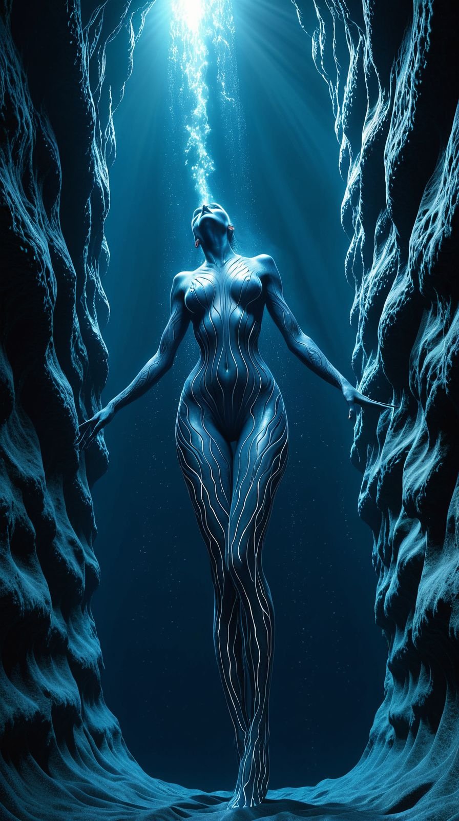 Gynoid's Folded Ocean