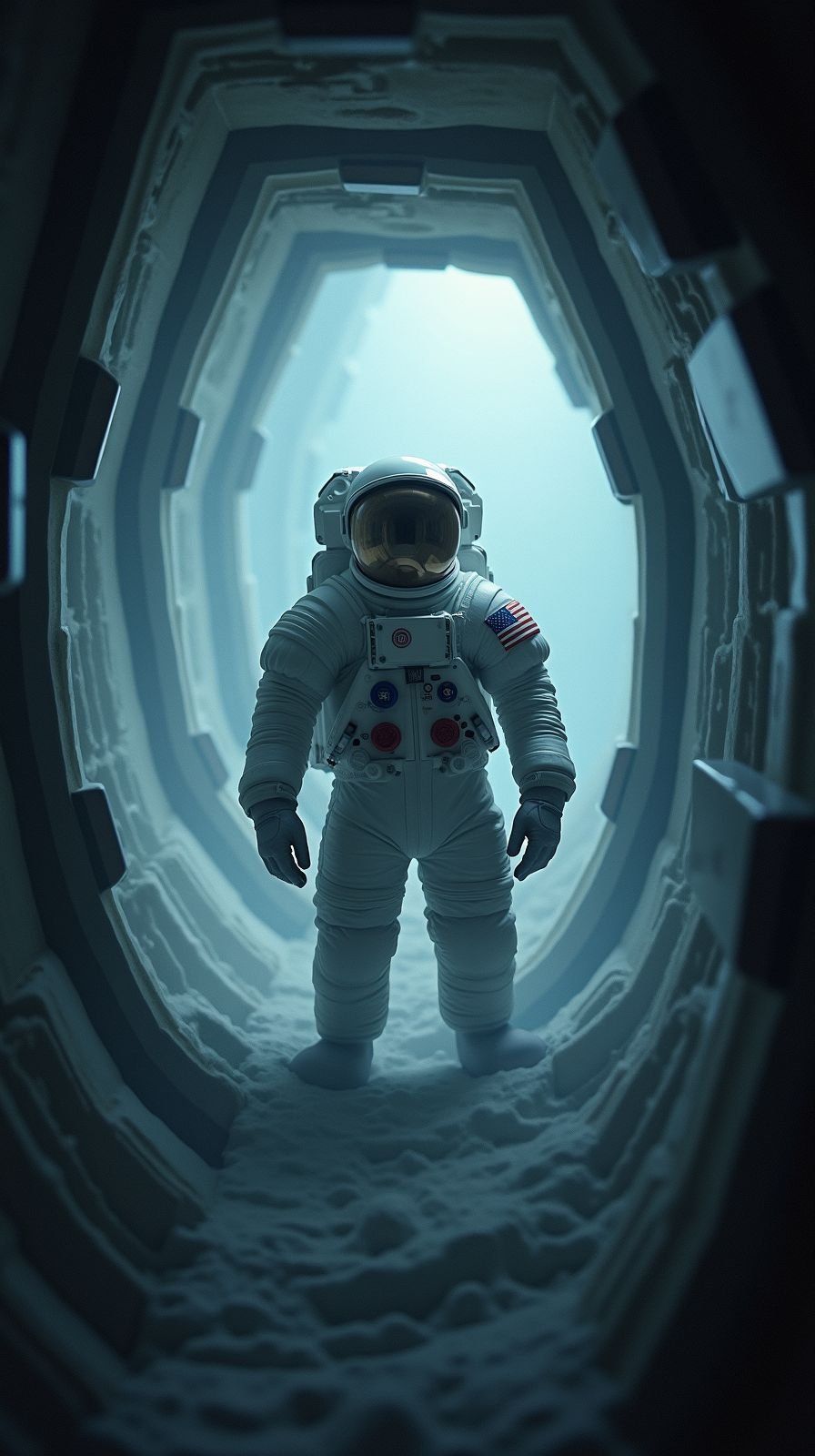 Astronaut Neil Apollo Module